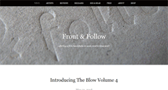 Desktop Screenshot of frontandfollow.com